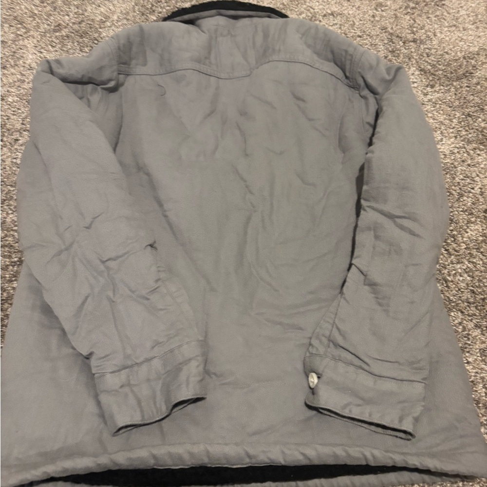 Hollister xs  Men's Gray fleece inside shirt jacket - Picture 3 of 3
